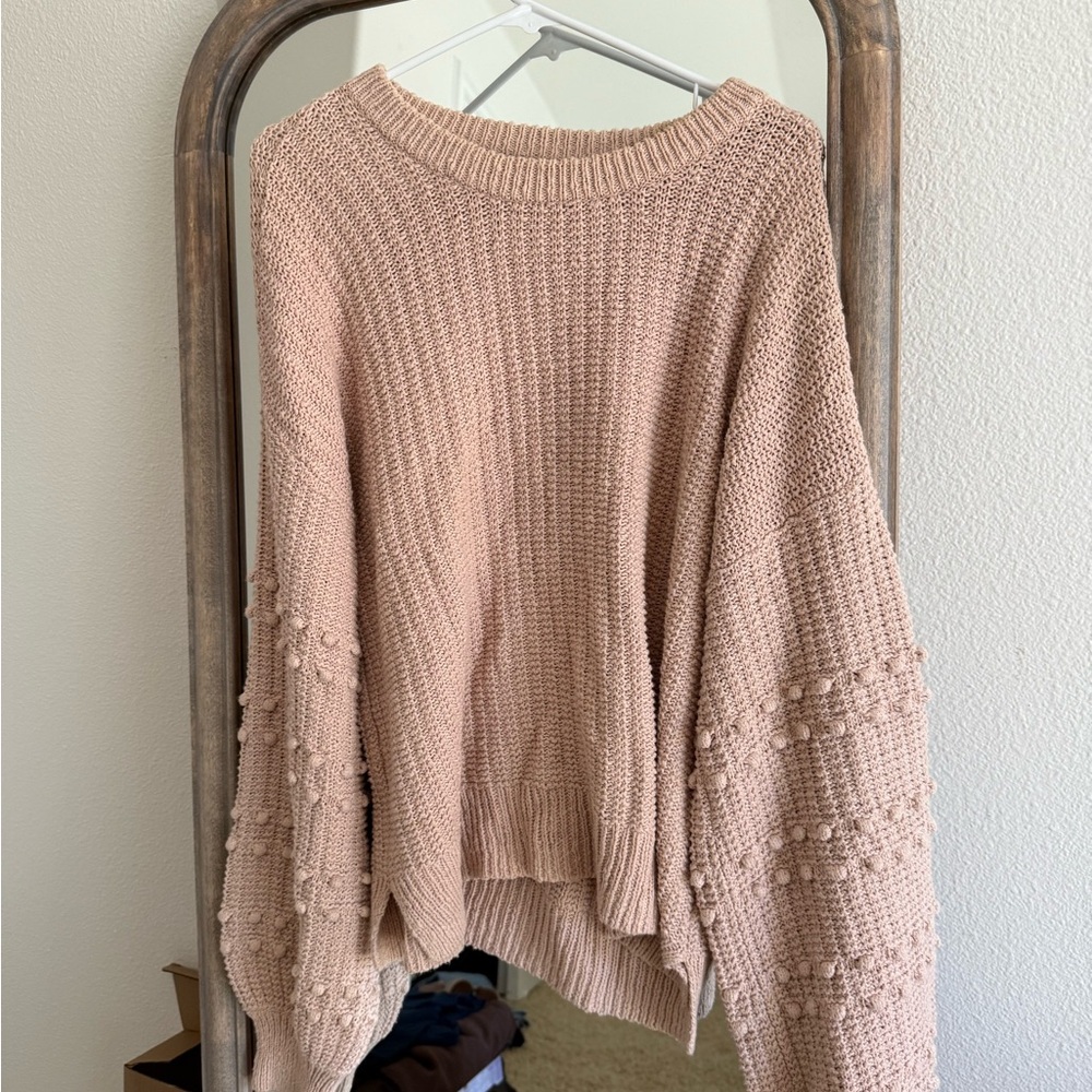 Madewell Cozy Knit Women's Sweater - Peach